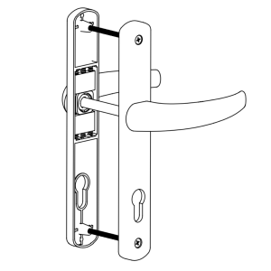 DOOR HANDLE AL PORTO 85 MM AXIS LONG&WIDE 7016