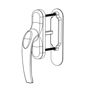 SLIDING GROUP AL GRANADA BUILT-IN HANDLE 9005 MATTE